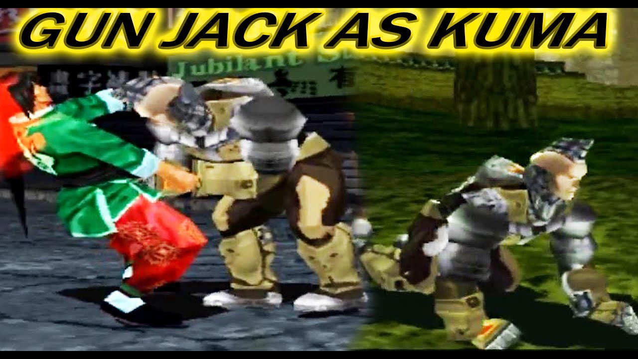 [TAS] Gun Jack With Kuma's Moves Gameplay - Tekken 3 (Arcade Version) (1st Costume)