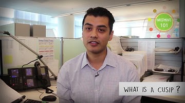 Investments 101 - Diego - What is a CUSIP?