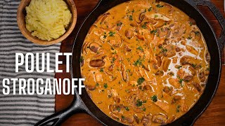 LE POULET STROGANOFF pour un BON REPAS sans prise de tête