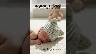 You won’t believe how easy this baby hat is