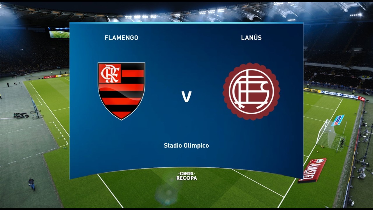 FINAL DA RECOPA! Flamengo vs Lanús - Quem levanta a taça?