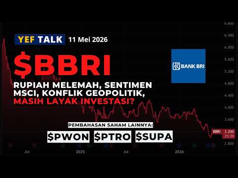 Analisa & Prediksi saham $BBRI YEFTalk edisi 11 Mei 2026