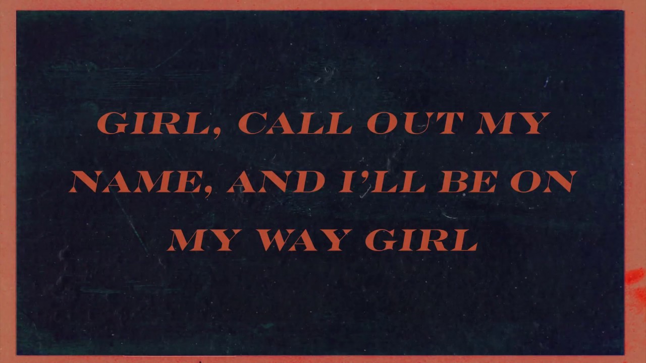 Call Out My Name The Weeknd Instrumental w/ Lyrics YouTube Call Out My Name The Weeknd Instrumental w/ Lyrics YouTube