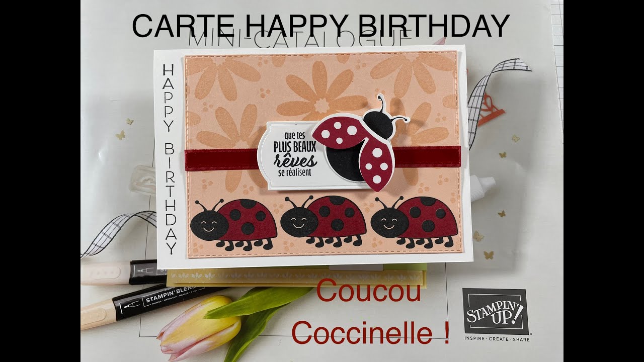 Tuto Carte Coccinelles Enfant Happy Birthday Shorts Coccinelle Joyeuxanniversaire Anniversaire Youtube