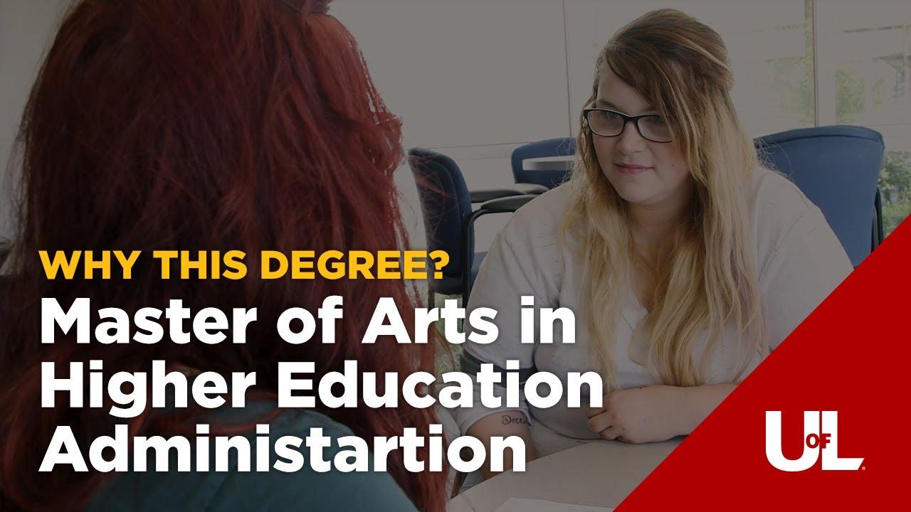 online master's programs in higher education administration