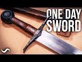CAN I MAKE A SWORD IN ONE DAY?!?! CAN I MAKE A SWORD IN ONE DAY?!?!