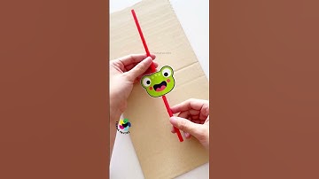 Kids Activity 🧩 | DIY Straw Shooter Game #printables #chanafavors #kidsactivities #numbergame