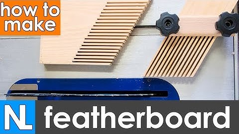 DIY featherboard ~ how to make a fingerboard for a table saw | woodworking tutorial