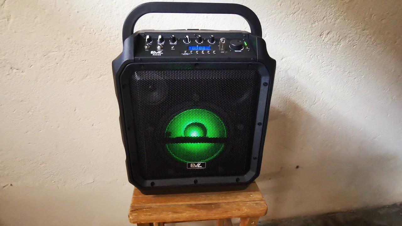 Bocina Bluetooth Portátil EVL Luz LED - Quien tiene el mejor precio? - Nau