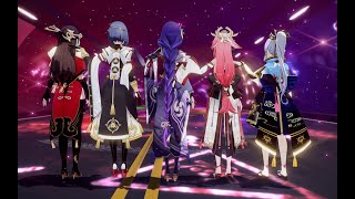 Genshin Impact Mmd4K60Fpsraiden & Ayaka & Yae & Sara & Beidouy Love