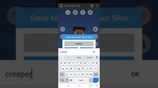 how to get creeper skin in Minecraft #shorts#youtubeshorts#viral#creeper#gamingch