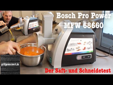 Bosch Pro Power MFW 68660 Rollschneider und Entsafter - Test und Fazit (Teil 3)