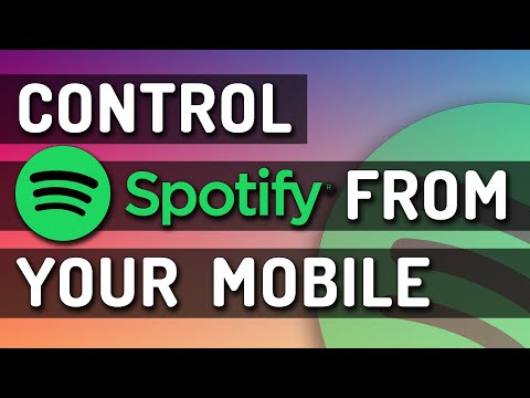 Control Spotify from your mobile using Spotify Connect
