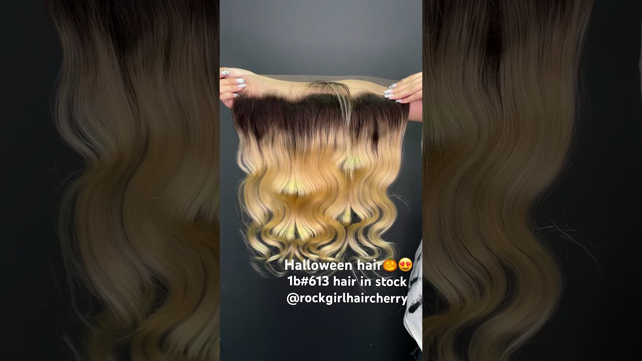 Human 613 blonde hair fresh stock in 