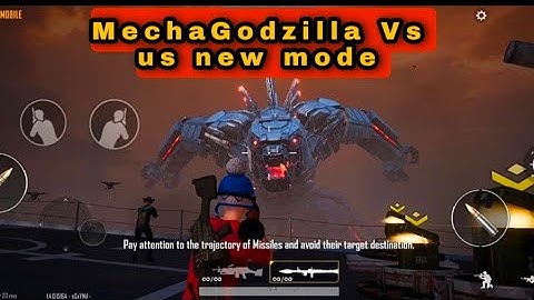 MechaGodzilla VS Godzilla VS Kong finally new Titan strike mod in pubg #pubg #BGMI