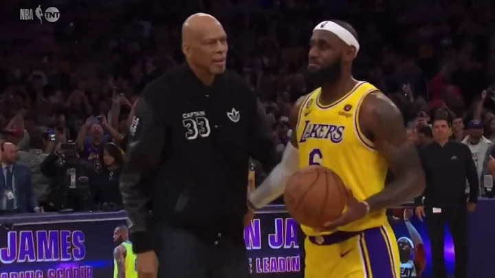Kareem Abdul-Jabbar Passes the Torch to LeBron James