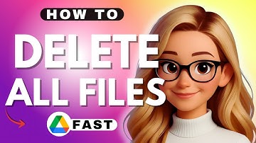 How to Delete All Files from Google Drive at once - 2025