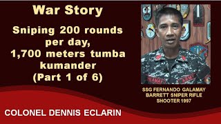 War Story: Barrett sniper rifle operations, 1,700 meters tumba kumander nila