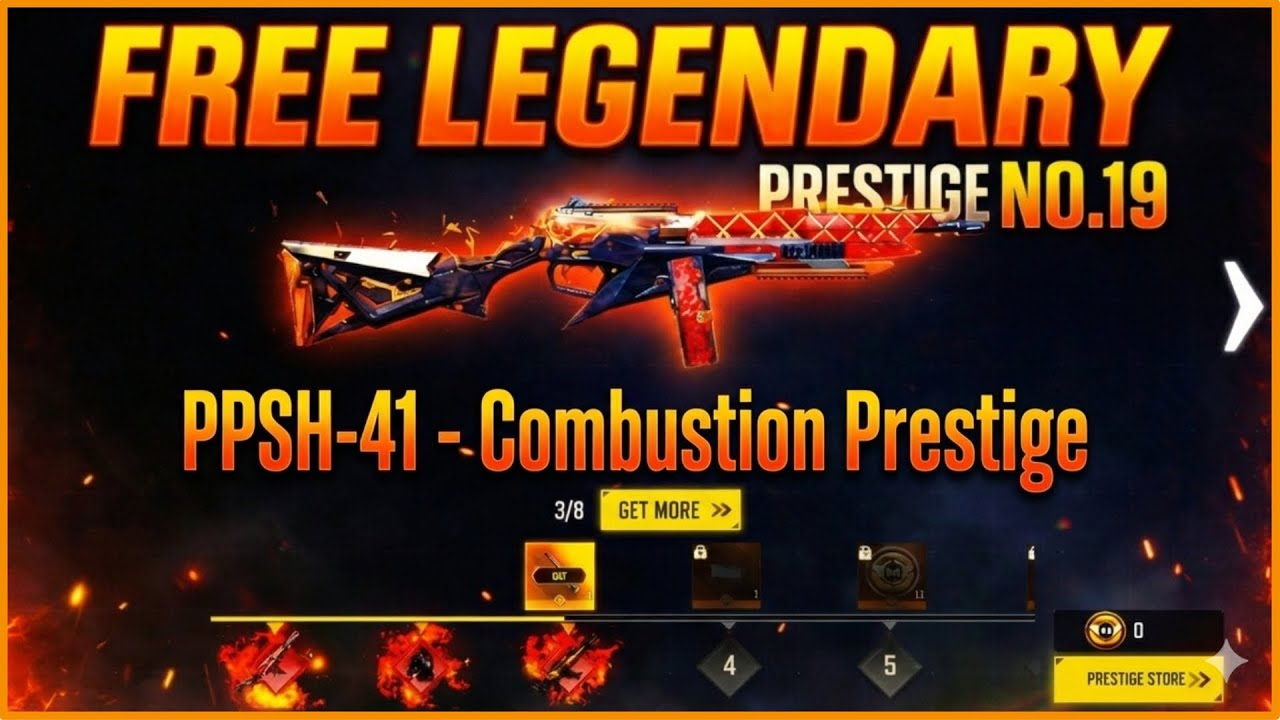 “Unlocking the FREE Prestige PPSH-41 Combustion in COD Mobile!” | CodM PLR