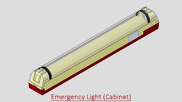 Emergency Light (Cabinet) Volume-2 (Video Tutorial) SolidWorks