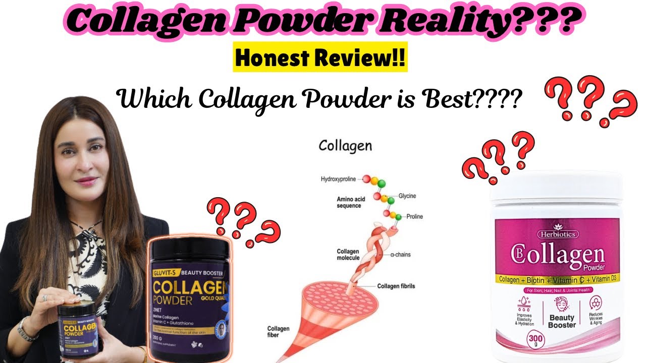 Collagen powder Reality??? Herbiotics B collagen powder & Gluvit-S Marine Collagen Powder Review🤦‍♀️