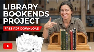 Make Beautiful Wooden Bookends | Easy Weekend Project with FREE Plans!
