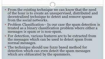 alok kumar- thesis video(social media spam detection using fuzzy string matching)