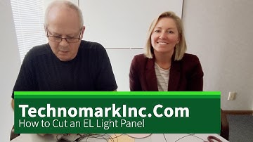 How to Cut an EL Light Panel