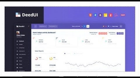 DeedUI — Responsive Bootstrap Admin Template | Themeforest Templates