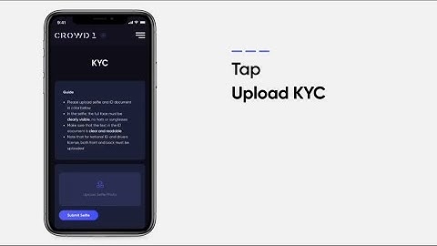 CROWD1 HOW TO UPLOAD KYC FULL PROCESS VIDEIO