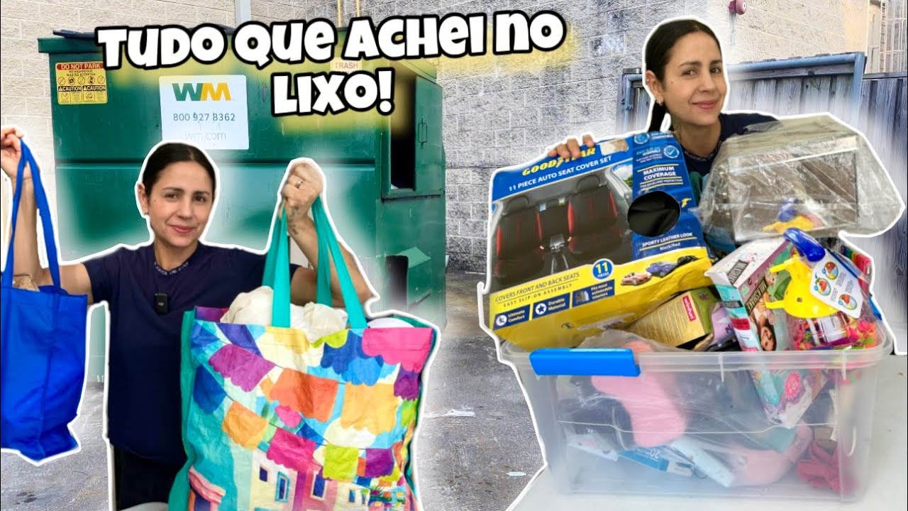 Tudo que achei no lixo dos Estados Unidos!🇺🇸
