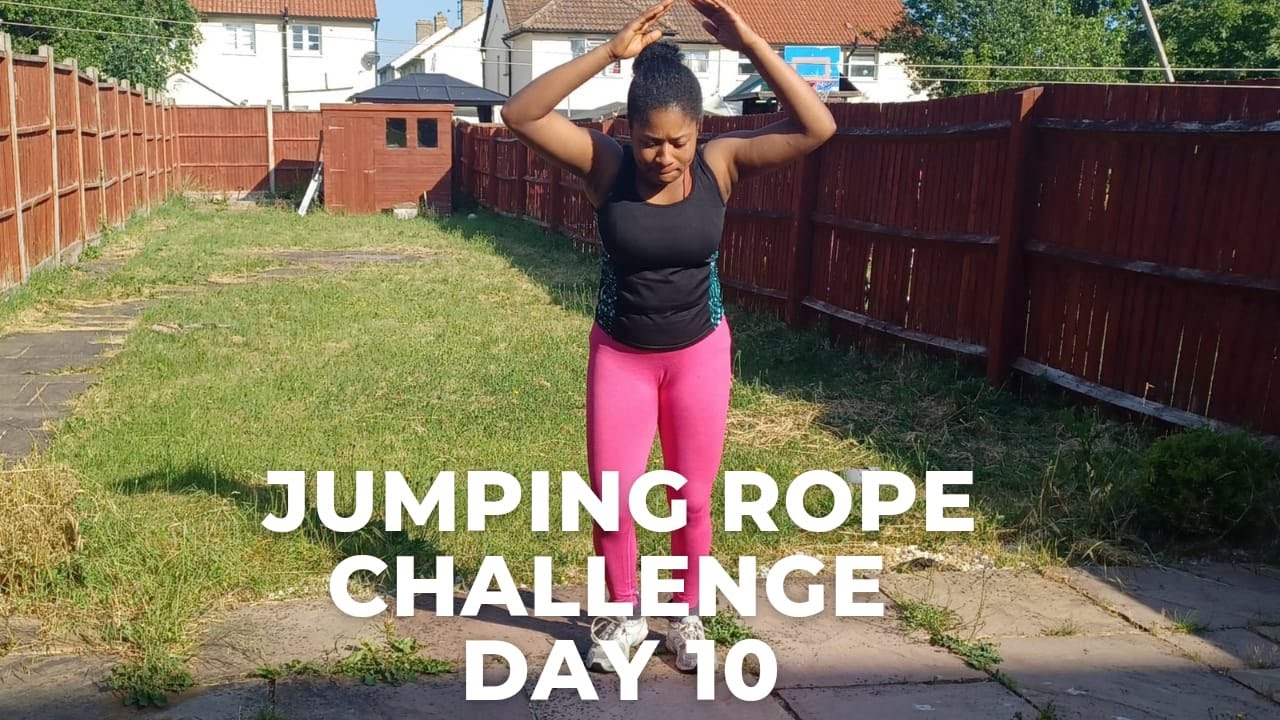 Day 10 of 28 Jumping Rope Challenge. #sarahsfitmoms - YouTube