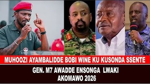 Muhoozi ayambalidde Bobi Wine ku kusonda ssente