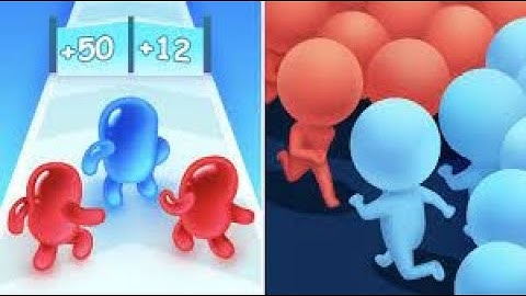 Blob Runner 3D vs Count Master Speedrun All Levels Gameplay