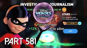 Disney Heroes Battle Mode VIOLETS DISK UNLOCK PART 581 Gameplay Walkthrough - iOS / Android