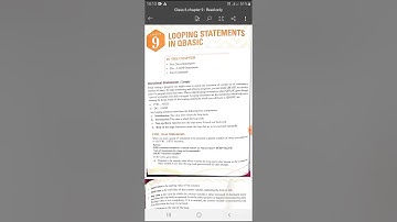 Chapter 9:- Looping Statements in QBASIC