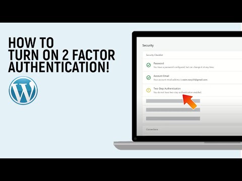 How to Turn ON 2 Factor Authentication on WordPress [LATEST]