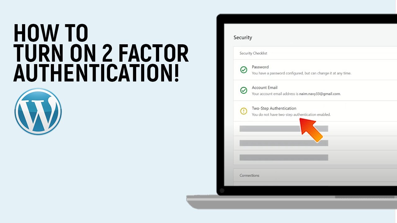 How to Turn ON 2 Factor Authentication on WordPress [LATEST] - YouTube