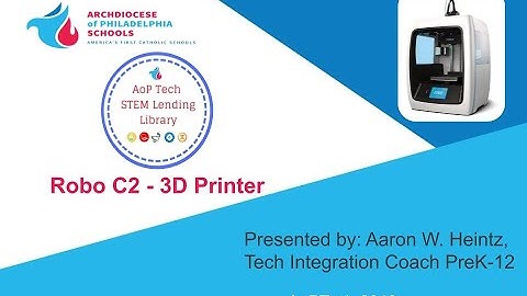 Robo C2 - 3D printer unboxing and set up