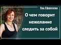 О чем говорит нежелание следить за собой? (рассказывает Ева Ефремова)