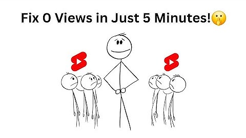 Fix 0 Views in Just 5 Minutes!🤫