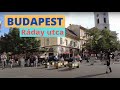 Ráday utca - Ferencváros -  Budapest, Hungary [4k Ultra HD 60fps ]