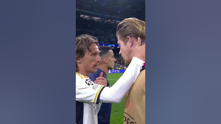 Kevin De Bruyne asked Luka Modric for his shirt at full-time 🤝👀