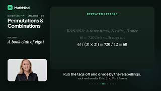 Cambridge AS & A Level 9709 · Discrete Maths · Permutations & Combinations | MathMind