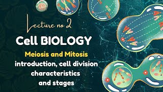 Lecture 2 | Cell Biology | Meiosis & Mitosis | Cell Division, Characteristics, and Stages
