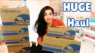 HUGE HAUL - Homeschool Curriculum, Devotionals, Journals, Books, Gifts CHRISTIAN BOOK HAUL