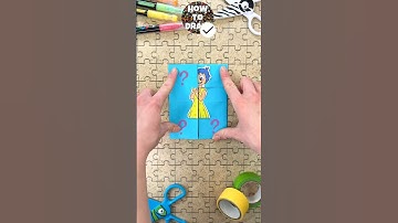 Solving Paper Craft Impossible Puzzle with Happy Joy by Inside Out #insideout #papercraft #puzzle