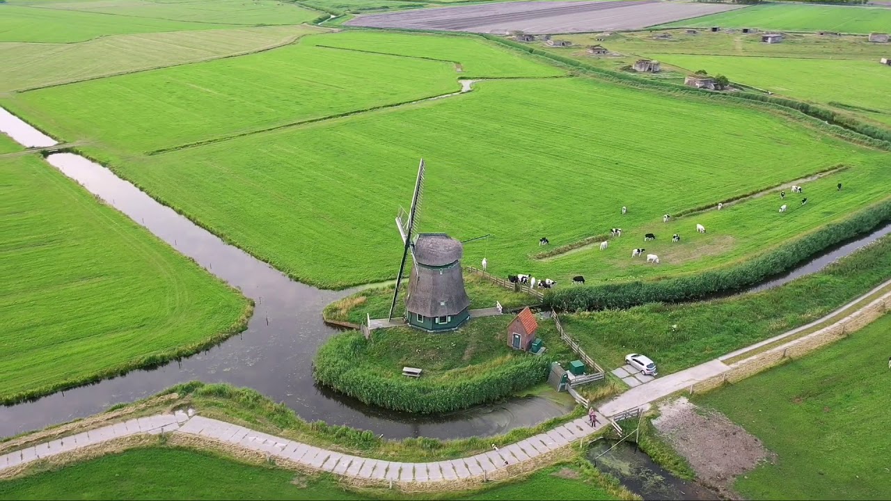 Drone film, vliegveld Bergen 17-07-2019