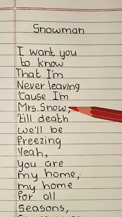 Snowman ✨❄️ ~ Sia | #wintervibes # #music | @Skifi_Lyrics