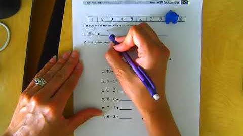 Eureka Math - 1st Grade - Module 1, Lesson 27